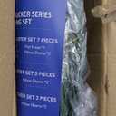 HYMOKEGE Dark Green Full Size Comforter Sets Seersucker 7 Pieces, All Season Luxury Bed in a Bag for Bedroom, Bedding Set with Comforters, Sheets, Pillowcases & Shams (Full(82"x86"))