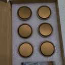 Goo-Ki 6 Pack Antique Brass Drawer Knobs Kitchen Cabinet Hardware - Solid Zinc Alloy Vintage Bronze Retro Knob Ancient Single Hole Bar Handles Pull for Closet Wardrobe Dresser Cupboard