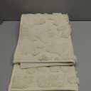 Luxury Cream Beige Winter Snowflake Bathroom Mat, 20"x32" Extra Soft and Absorbent Microfiber Bath Rug, Non-Slip TPR Back, Plush Shaggy Bath Carpet for Floor (1'8" x 2'8" (Rectangular))