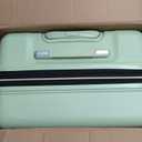 WireHot Lightweight Luggage with Spinner Wheels & YKK Zipper, 3-Piece Travel Suitcase ABS+PC Hardshell Luggage Set with TSA Lock, Light Avocado Green (20+24+28 inch