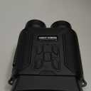 Night Vision Goggles - 5W Upgraded 4K HD IR Binoculars - 8X Digital Zoom, Rechargeable Binoculars with Camera Built in, 32GB Card to Save Photos and Videos, Flashlight (Black)