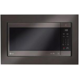 LG 30" Built-In Trim Kit in Stainless Steel Black Stainless Steel