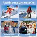 3-in-1 Women's Winter Beanie Hat Set - Fleece-Lined Knit Beanie, Scarf & Mask Combo for Ultimate Warmth & Style - Perfect for Snowy Days Grey