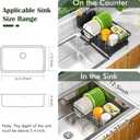 Dish Drying Rack - Space-Saving Small Dish Rack for Kitchen Counter, Rust-Resistant Kitchen Drying Rack, Compact Dish Drainer Organizer with Utensil Holder for Home Kitchen, Black