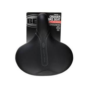 Bell® Comfort Wide Cruiser Seat - Black, 11.4 x 10.4 in