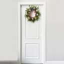 Floralies 20" Handmade Spring Summer Wreaths for Front Door Farmhouse Wreaths Floral Flower Daisy Spring Indoor Wreath Home Dcor
