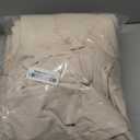 Wowelife Crib Bedding Set for Girls, 3 Pieces Baby Crib Bedding Set Newborn, Mini Tufted Jacquard Ruffle Fringe Boho, Infant & Nursery with Comforter, Crib Fitted Sheet and Crib Skirt, Beige