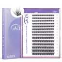 GAQQI Lash Clusters, Eyelash Clusters C Curve Cluster Lashes 168PCS 10-16MM, Wispy Individual Lashes Natural Cluster Eyelash Extensions (GQ03, C, 10-16mm)