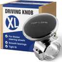 Steering Wheel Knob for Truck - XL Size for Thick Steering Wheels - Spinner for Heavy Duty, Vans, Pickup Trucks, Semi, Sport, Tuning - Facilitates Maneuvers