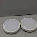 2-Pack Battery Operated Motion Sensor LED Ceiling Light, 7.2inch Flush Mount Light Fixture 6000K, Wireless Motion Activated Ceiling Lamp in 400LM for Closet Pantry Laundry Stair(Battery Not Included) (6000K Cool White)