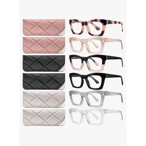 CCVOO 6 Pack Oprah Reading Glasses for Women, Eyeglasses, Blue Light Readers for Women, Computer Eye Glasses, Cheaters +1.75