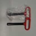 Wellmax 2-Pack 5/8" x 4-1/2" Steel Hitch Pin with 4pcs 3" R Clip, Clevis Pin Hitch with Rubber-Coated Handle, Red Color