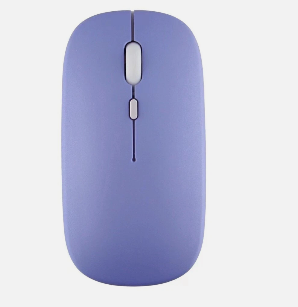 Bluetooth Wireless Mouse for MacBook Air Mac Pro Laptop Computer iPad Pad PC Laser Optical Rechargeable Mini Slim Silent Mouse Widely Used Desktop Hp iMac Blue