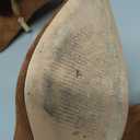 Coutgo Women's Knee High Boots Kitten Low Heel Pointed Toe Tall Long Boots Fall Winter Shoes (9, Dark Brown Suede)