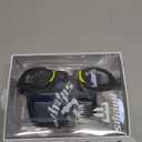 Aquasphere Ninja Adult Unisex Swimming Goggles (Adjustable, Smoke, Black/Yellow)