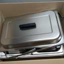 Sterno Buffet Kit Foldable Chafing Dish Buffet Set - Chafing Dishes for Buffet & Catering Food Warmers - Catering Supplies & Food Warming Trays for Buffet Party - 8-Piece Chafing Dish Set