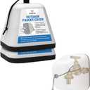 Outdoor Faucet Covers for Winter, Easy to Install Insulated Foam Protector Against Freeze for Outside Faucet Water Spigot Garden Hose Bib, Reusable, 2 Pcs