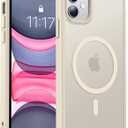 Magnetic for iPhone 11 Phone Case-Compatible with MagSafe-Slim Translucent Matte-Military Grade Drop Protection Phone Case for iPhone 11 6.1",Beige
