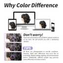 Black Ponytail Extension,9" Short Curly Wavy Claw Clip Pony tails Hair Extensions Natural Soft Synthetic Hairpiece for Women - Black Brown