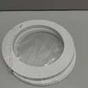 Sunco 12 Pack Goof Rings for 6 Inch Recessed Lights, Flush Mount White Can Light Trim Ring Cover, Outer Diameter 8.6 Inch, Inner Diameter 6.2 Inch, Paintable Surface, Matte Finish.