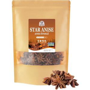 2 x 52USA Star Anise Whole, 4 Ounce (Pack of 1), NON-GMO Verified Chinese Star Anise Whole, Dried Star Anise Pods for Tea and baking