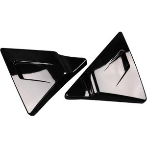 Triangle Side Covers, Black Left Right Side Cover Panel Fit For Harley Touring Road Glide Road King Electra Glide Street Glide 2009-2024