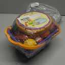 42 Items 87 Pcs Cutting Play Kitchen Set for Kids, Pretend Cooking Fruit &Vegetables&Fast Food with Storage Basket, Fake Food Toys for Toddler&Baby, Educational Gift for Girls Boys Children Birthday