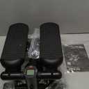Hydraulic Fitness Stepper with LCD Monitor - Mini Stepper and Resistance Bands
