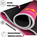 Circus Mahjong Mat with - 31.5x31.5 Inch Hand-Painted Style Rubber Mat, Diatom Mud Waterproof Surface, Anti-Slip Foldable Original Design-Themed Game Nights