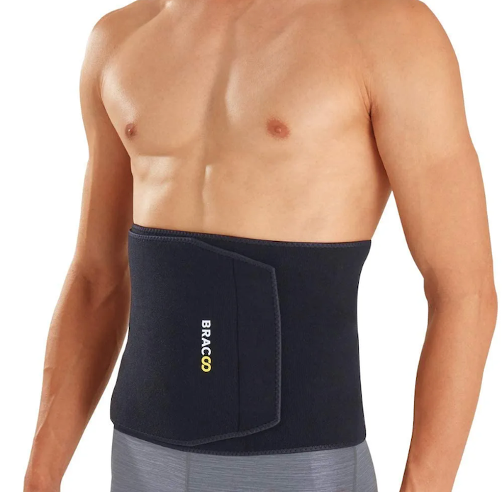 Bracoo Waist Trimmer Wrap,Sweat Sauna Slim Belly Belt for Men & Women-Abdominal Waist Trainer,Increased Core Stability