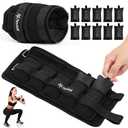 Yes4All Adjustable Wrist & Ankle Weights 3.5/5 LB Pair, Leg Weights for Women & Men, Weighted Arm Bands with Removable Sandbags for Fitness, Pilates, Walking, Strength Training - Versatile Colors