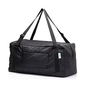 HOLYLUCK Foldable Travel Duffel Bag For Women & Men Luggage Great for Gym (black) One_Size