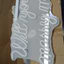 VIHOSE 6.6ft Large Metal Heart Arch Stand and Will You Marry Me LED Neon Light Sign Wedding Hanging Wall Decor for Proposal, Bridal, Engagement and Birthday Party(White), 16.5 x 9.8 inches