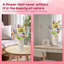 Valentine's Day Gifts Party Favor 24Pcs Gifts Flowers Bouquet Botanical Building Block Sets Home Plant Decor Birthday Gifts for Adults Women Boys Girls 8-12+