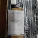 Yaheetech Classic Metal Platform Bed Frame Mattress Foundation with Victorian Style Iron-Art Headboard/Footboard/Under Bed Storage/No Box Spring Needed/Queen Size Black