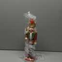 Nutcracker Christmas Decorations, 15 Inch Wooden Soldier Figures Ornament, Christmas Nutcrackers Gift Festive Collectible for Indoor Home Shelves Table Desktop Mantel Fireplace Decor, Red