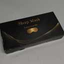 Sleep Headphones Sleep Mask with Bluetooth Headphones, LC-dolida Eye Mask for Sleeping Eye Pillow Sleeping Headphones for Side Sleepers Thin Speaker Cool Gadgets Gifts for Men&Women (Black Silk)