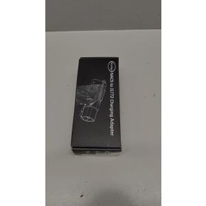 Tesla to J1772 Adapter with Fixed Lock Works, Max 80A 250V Converter Compatible with Nacs Wall Mobile Connector Target Chargers for All J1772 EVs (White)