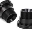Motoparty Rear Adjustable Spring Perches Kit for BMW 3 Series E36/E36 M3/E46/ E46 M3  Lowering 20-50mm, Compatible with 60mm ID coilover Springs