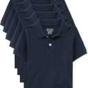 The Children's Place Baby and Toddler Boys Short Sleeve Polo Shirt (3T, Nautico 3-pack)