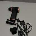 Electric Air Duster, 300000RPM High-Speed Cordless Blower Fan with Adjustable Speed & Brushless Motor, Portable Mini Blower for Keyboard, Car Detailing, PC Cleaning, Replaces Canned Air (Gold+black)