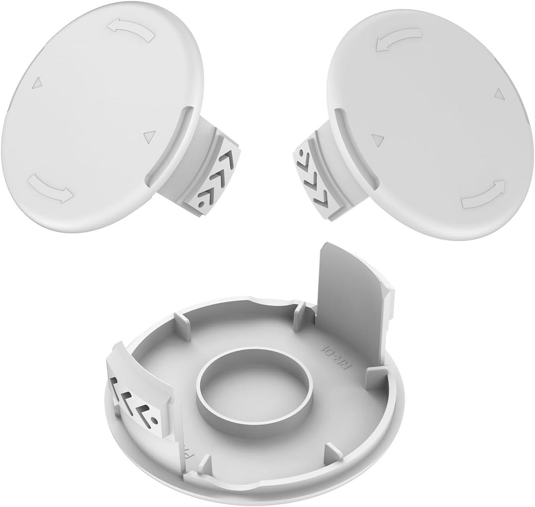 AC14HCA Replacement Spool Cap Compatible with Ryobi Weed Wacker 18V, 24V, 40V, Trimmer Line Cover 993373001 for Ryobi One+ String Trimmer (Pack of 3)