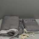 Star Curtains Blackout Curtains for Bedroom Kids Room Curtains Nursery Curtains Double Layer Curtains Kids Curtains for Boys, Blackout Curtains 108 Inches Long, Grey Curtains, 52 X 108 Inches