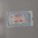 Anuck for iPhone 13 Case Wavy Edge Clear Back Design, Anti-Slip Grip Cute Wave Curly Frame Shape Shockproof Soft TPU & Hard Bumper Protective Phone Case Cover for Women Girls, Dark Blue