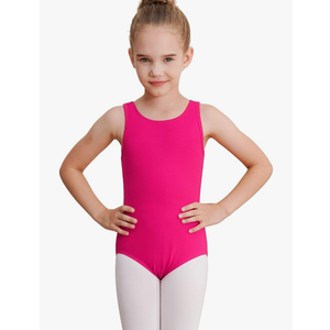 WEGETIT Leotards for Girls Gymnastics Black Sleeveless Leotard Toddler Dance Tank top Kids Ballet Bodysuit 12-14 Y