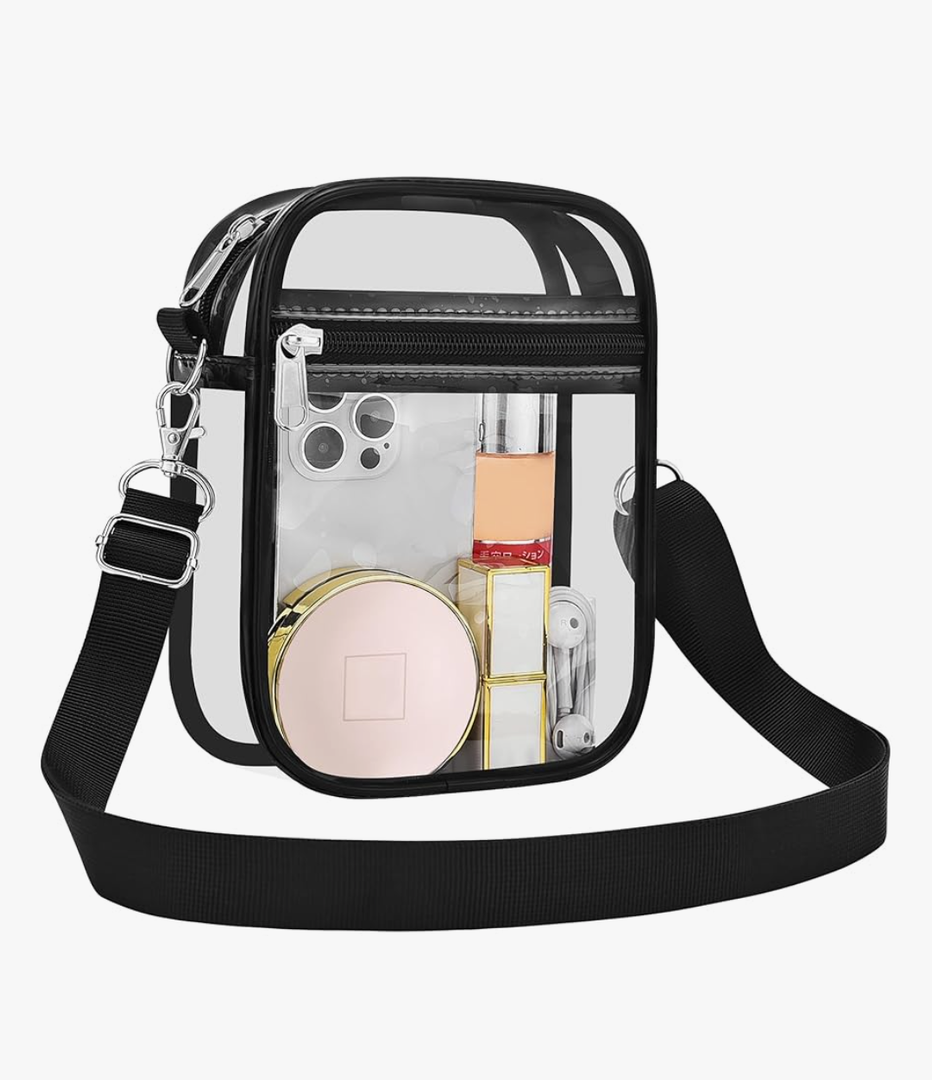 USPECLARE Clear Purse Stadium Approved CrossBody Bag for Men and Women