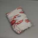 Red Lobster Baby Crib Sheets for Boy Girl 52"x28" Nautical Marine Animal Soft Snug Fitted Crib Mattress Cover Neutral Sea Beach Summer Nursery Baby Sheet for Standard Crib and Toddler Mattress (One size)