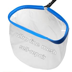 20 in Ultra-Fine Mesh Pool Skimmer Net
pool leaf rake, ultra-fine mesh captures sand, silt, pollen and small debris; beveled lip improves scooping