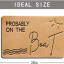 Accssoey Welcome Door Mat, Door Outdoor Entry We are Covered Psalms 91 Doormat Non Slip Rubber Mat for Home Indoor Farmhouse Funny Kitchen Rugs Patio Full Brown 30"x18"