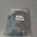 Round Rustic Board Fitted Tablecloth, Blue Grey Farmhouse Wood Texture Elastic Table Cover for Dining, Camping, Outdoor Use, Fits for Table 24 Inches Round